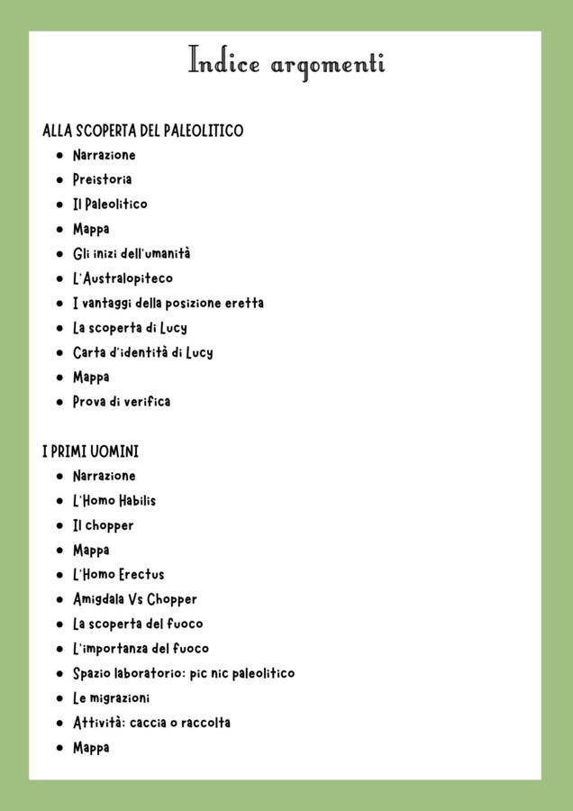 IL PALEOLITICO