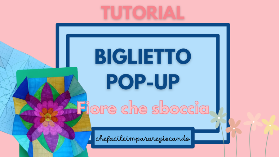 BIGLIETTO POP-UP FIORE MANDALA – TUTORIAL