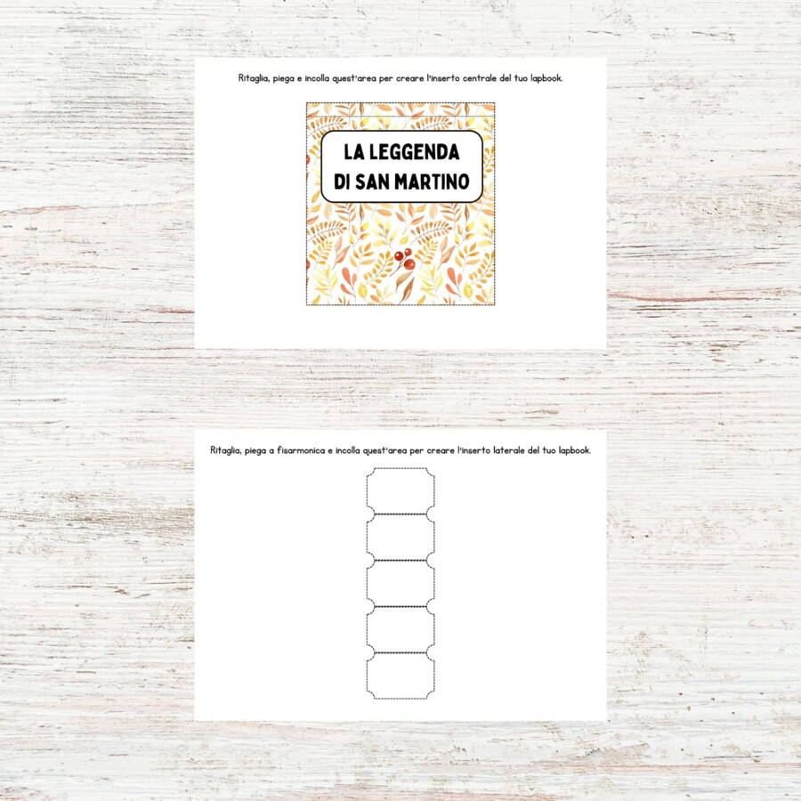 Lapbook di San Martino scuola primaria