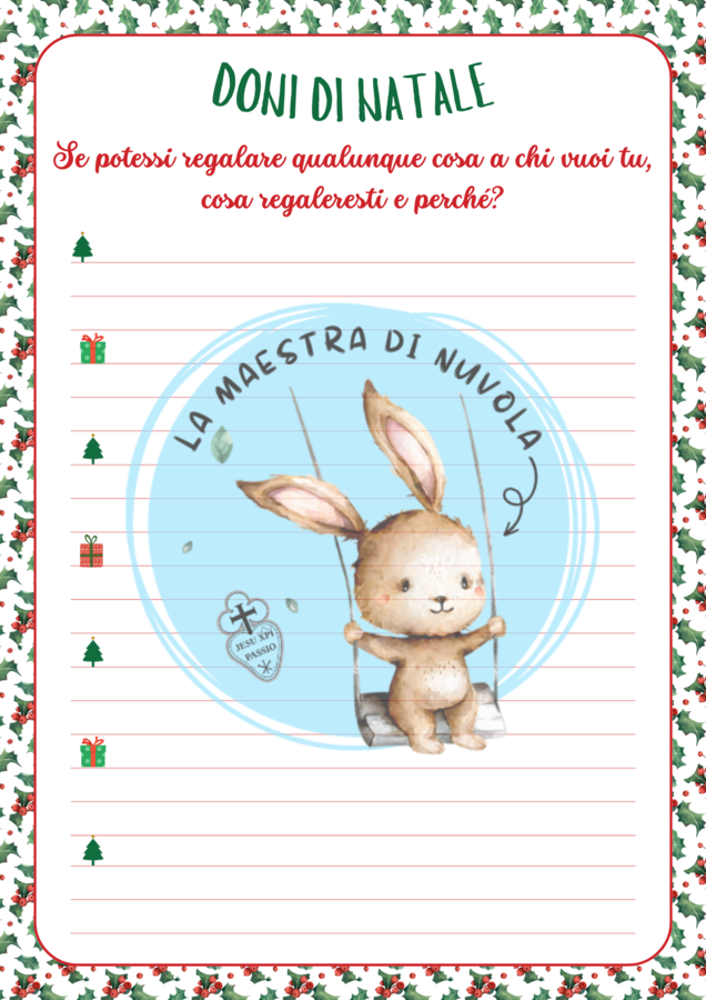Compiti natalizi di ITALIANO classe quinta
