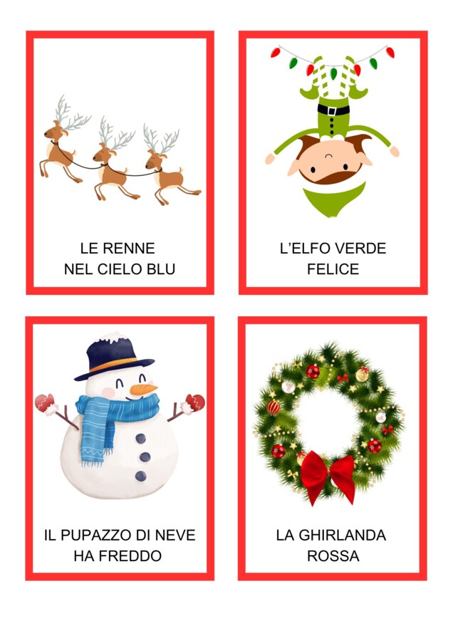 CARTE di lettura - Christmas version
