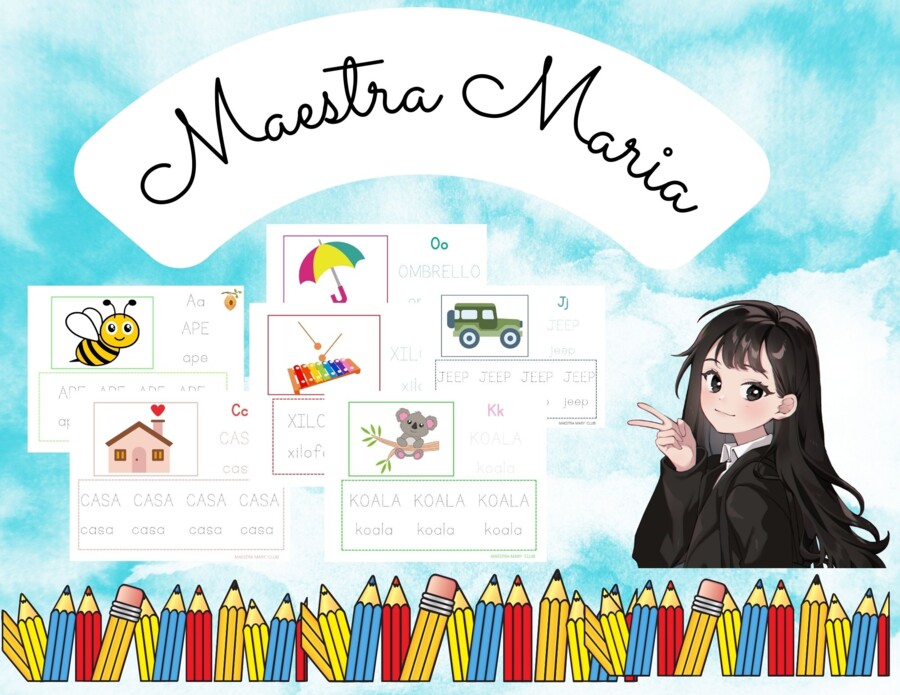 Scriviamo le lettere dell`alfabeto