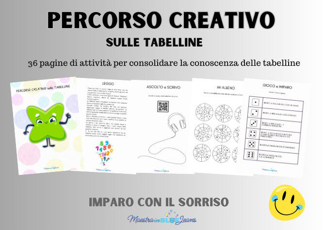 PERCORSO CREATIVO sulle TABELLINE