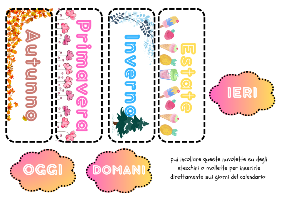Kit Calendario Murale