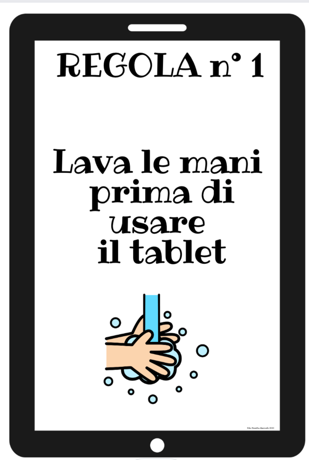 LE REGOLE DEL NOSTRO TABLET