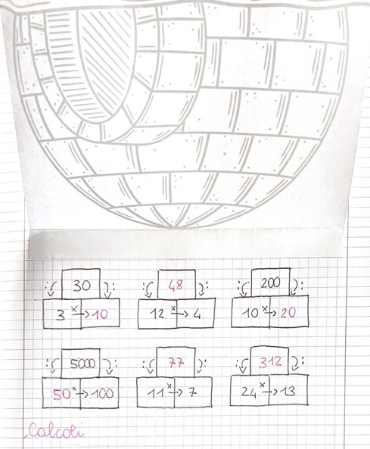 Quaderno di matematica classe terza gennaio con progettazione