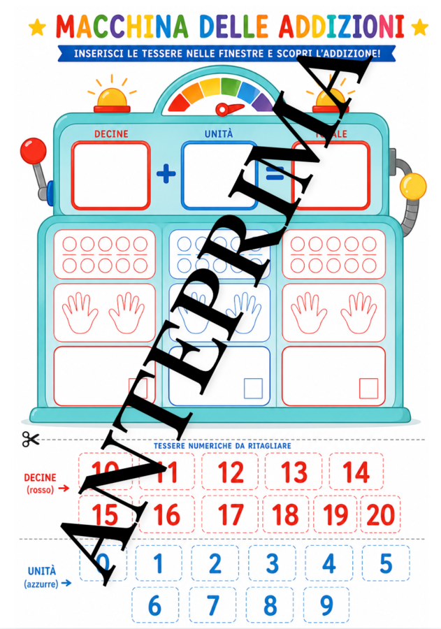 Matematica con le Mani – Kit Manipolativo 0-20