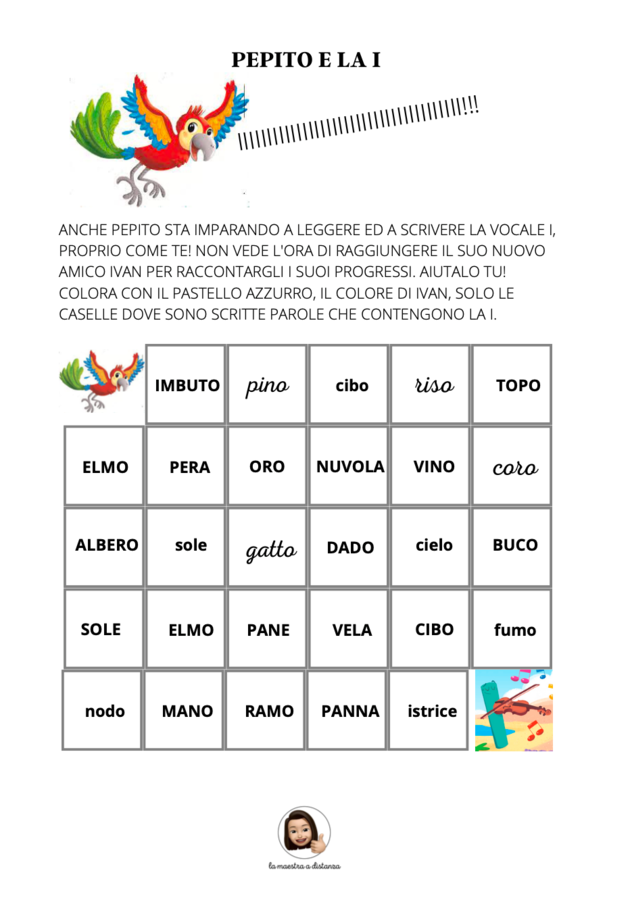 Pepito e le vocali