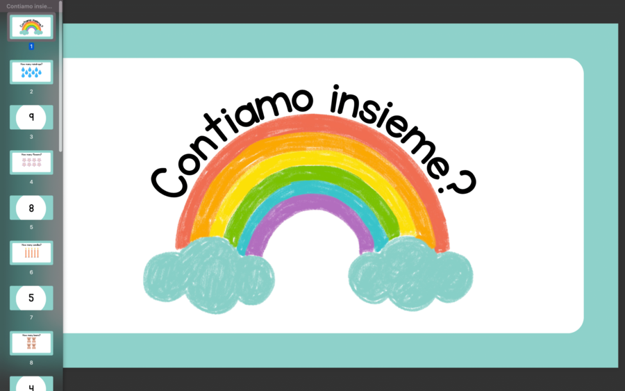 Contiamo insieme? - esercizio per classe prima