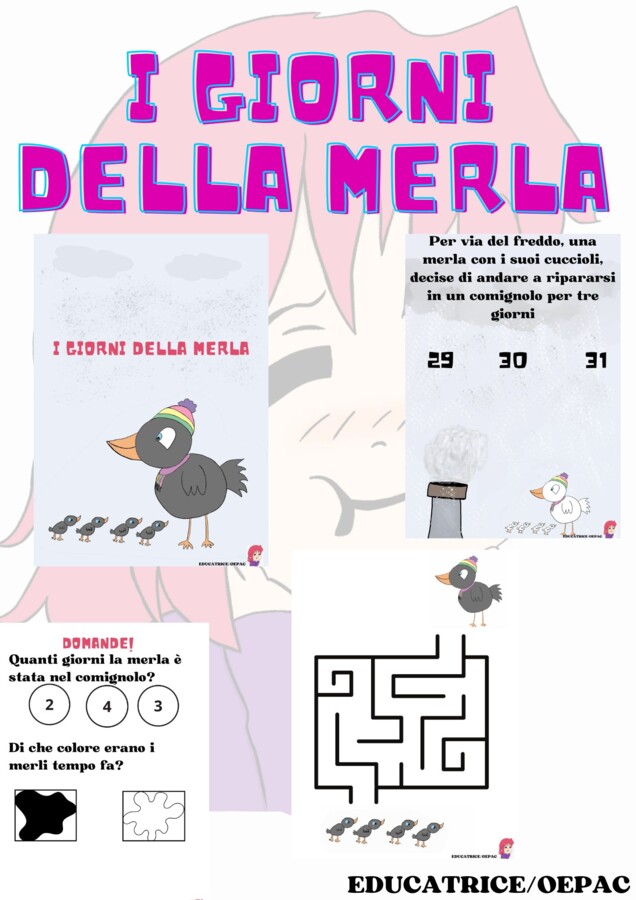 SCHEDE DIDATTICHE I GIORNI DELLA MERLA