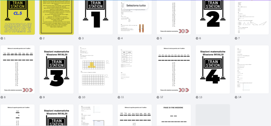 INVALSI Matematica Classe Quinta – Missione 2 | Stazioni matematiche e simulazione prove