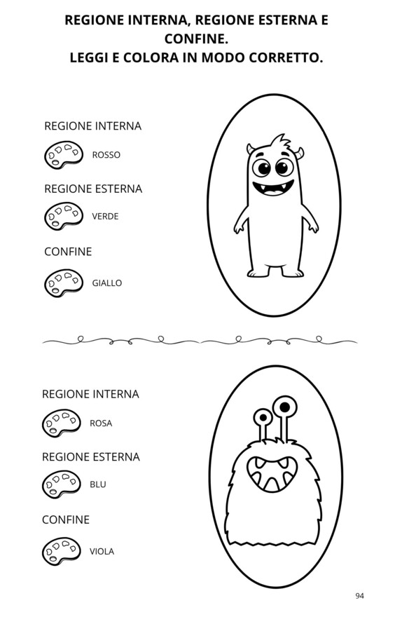 L'allegra banda dei mostri matematici - eserciziario COMPLETO per la prima elementare