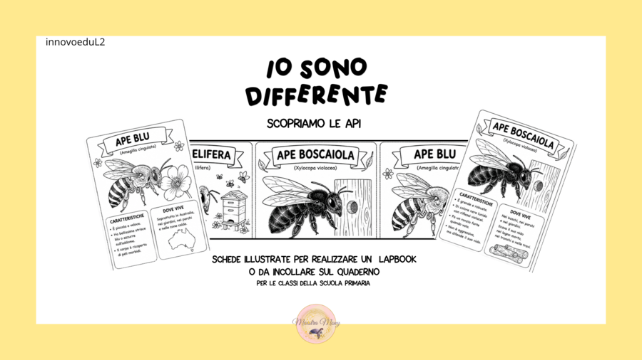 Le api. Io sono differente.