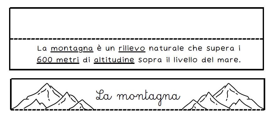 Lapbook Montagna