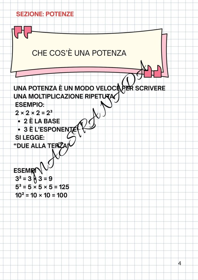Ripasso Matematica Classe Quinta Kit completo pronto da stampare