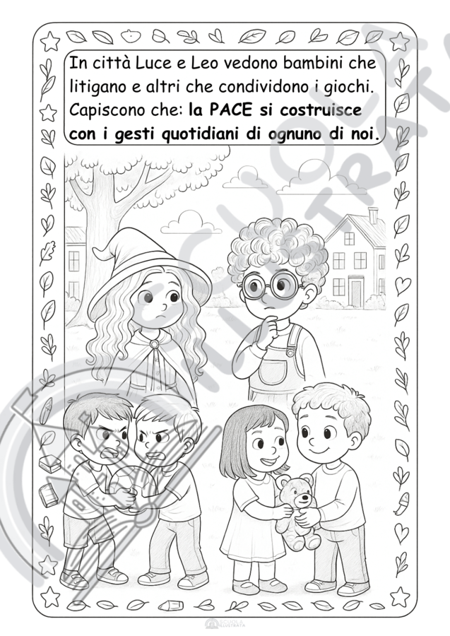 Schede didattiche Illustrate - giornata Internazionale della pace