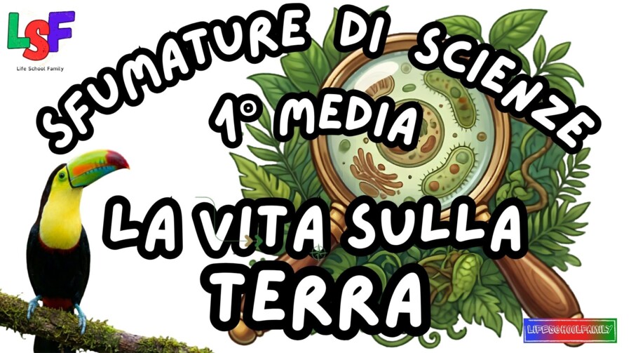 la Vita sulla Terra_KIT MULTIMODALE SCIENZE 1°media_slide+ infografica+ mappa mentale+ disegno da colorare+VERIFICA LE COMPETENZE+OMAGGIO:VIDEO&PODCAST