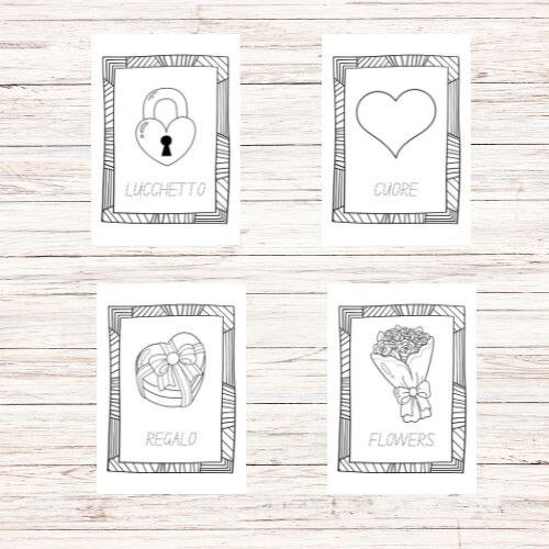 Disegni da colorare di San Valentino