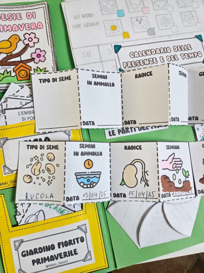 🌸 Lapbook sulla Primavera