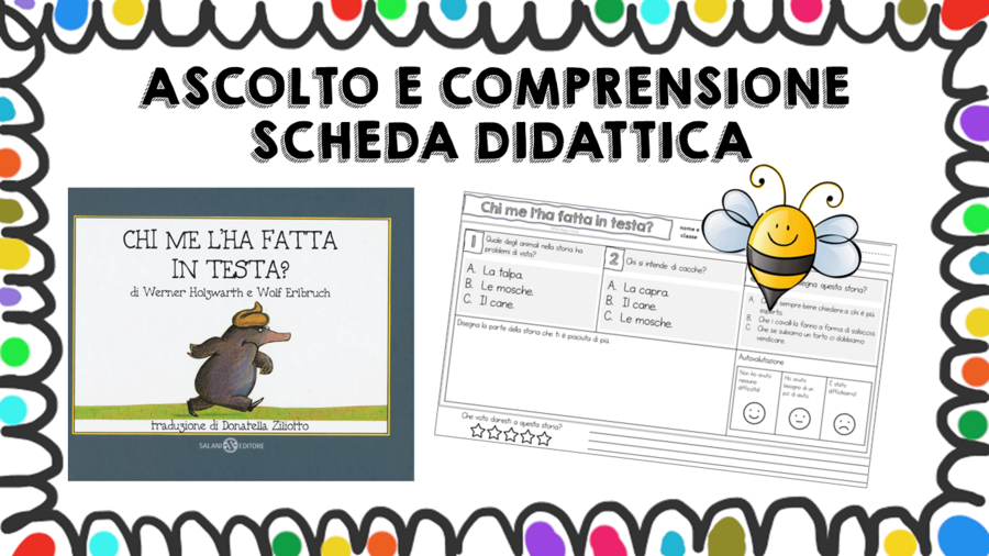 Chi me l'ha fatta in testa - scheda didattica comprensione