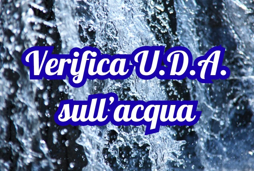 Verifica conclusiva sull'acqua (3 livelli differenti)