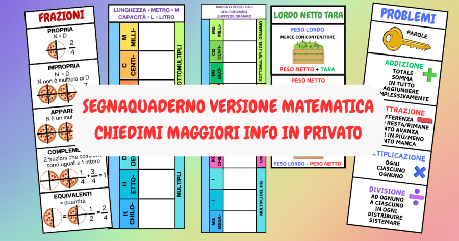 SEGNAQUADERNO AMICO DELLA MATEMATICA