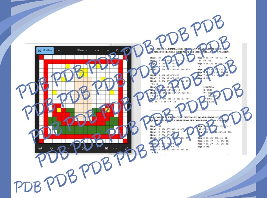 Pixel Art (Coding unplugged) – Winter Candle (in english!)