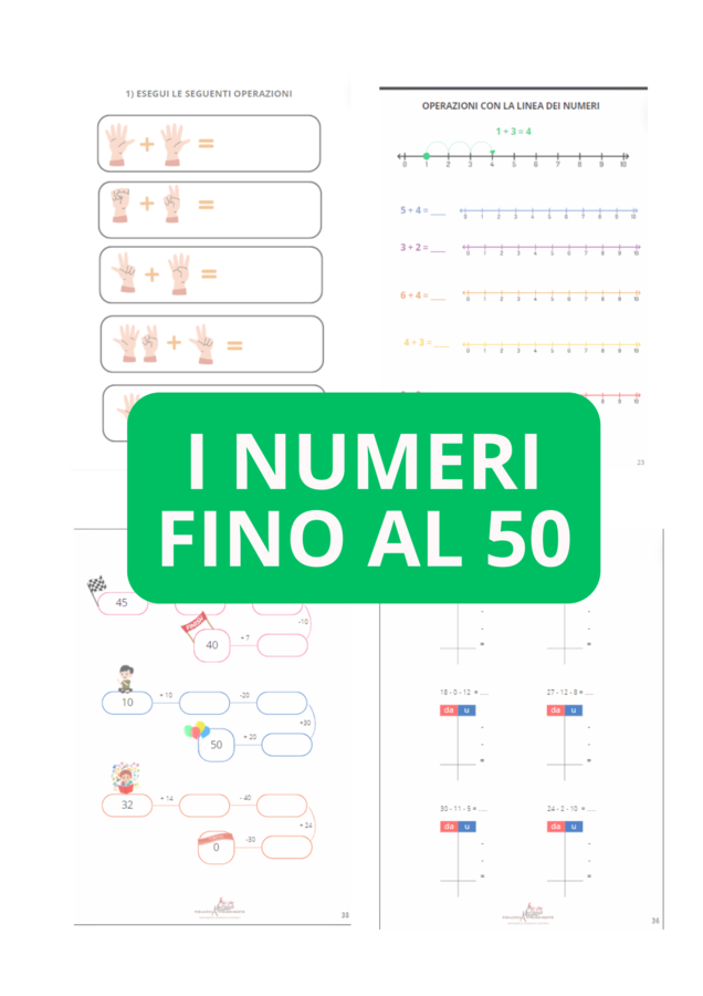 EBOOK "I NUMERI FINO AL 50"