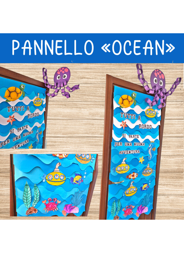 🌊 Decorazione dell’aula di fine anni