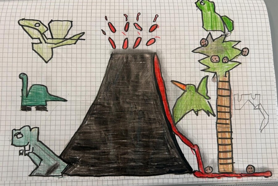 CORNICETTE DINOSAURI di Vita da Mammestra
