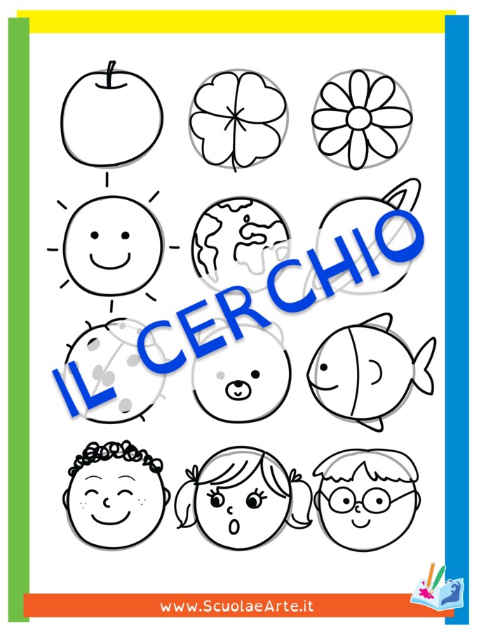 Disegno con le forme: il cerchio