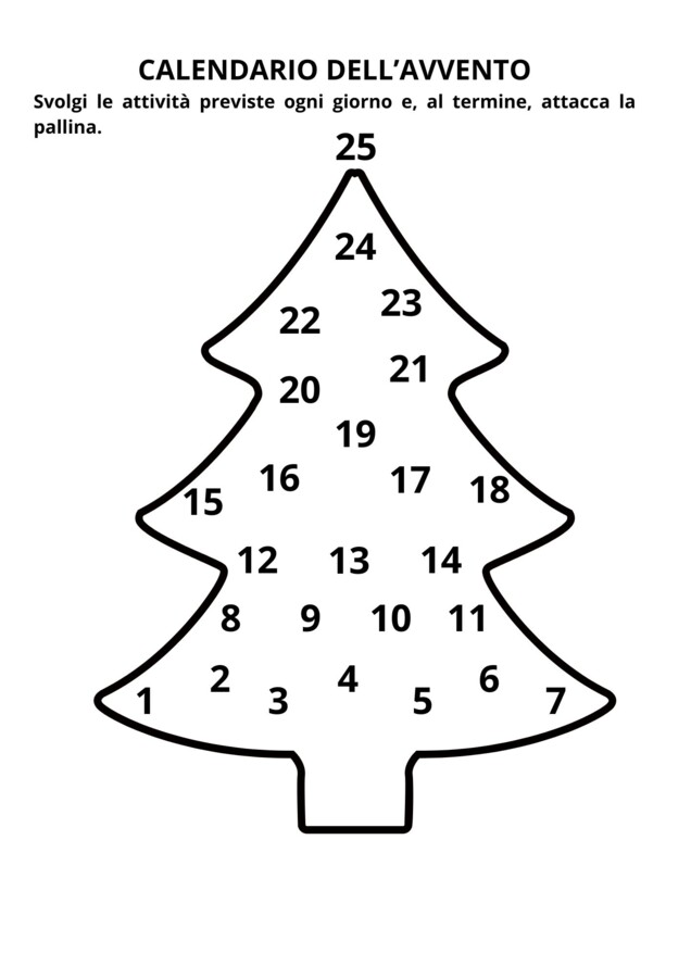 CALENDARIO DELL'AVVENTO