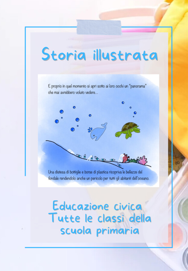 Storia illustrata “Nell’oceano con Arturo e Lampo”