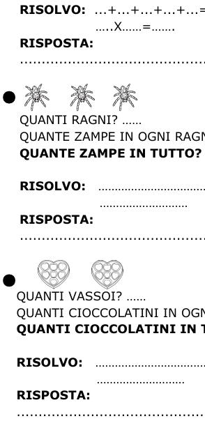 MOLTIPLICAZIONE come ADDIZIONE RIPETUTA - Percorso completo con spiegazioni ed esercizi utili a comprendere al meglio la moltiplicazione e quando applicare tale operazione.