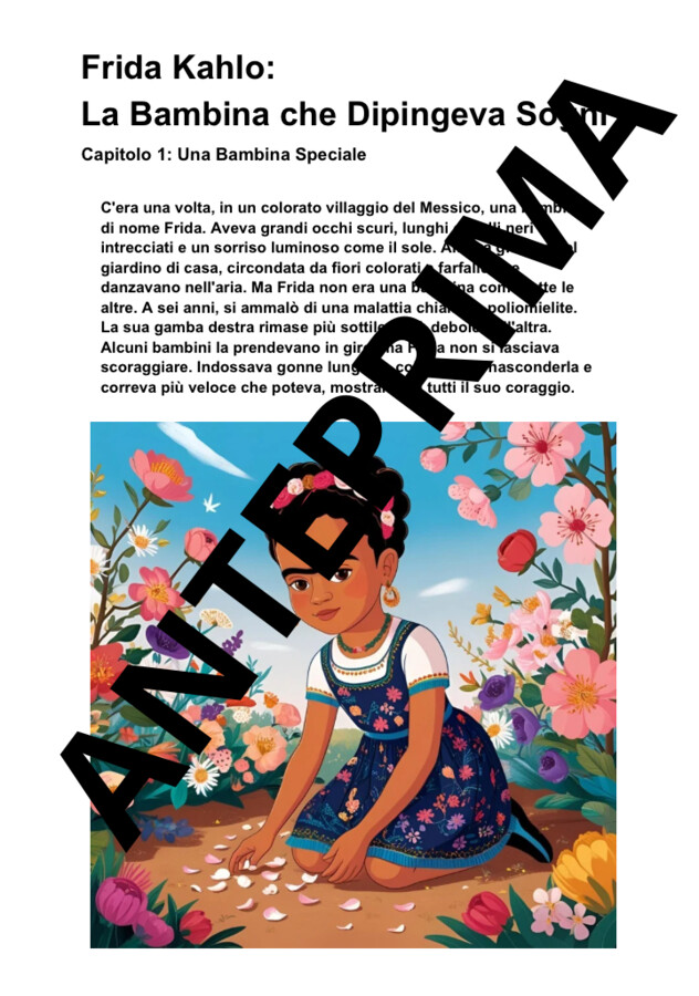 Frida: la bambina che dipingeva sogni