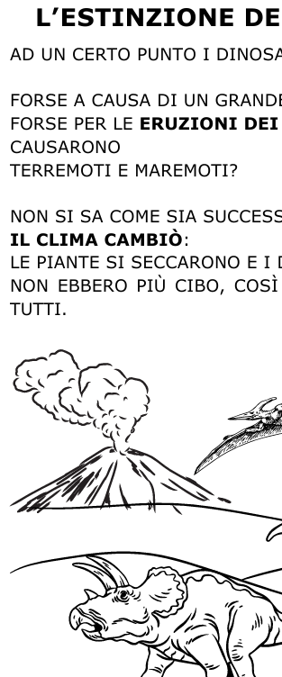 Dinosauri - TEORIA - fa parte del materiale didattico “TUTTO SUI DINOSAURI”