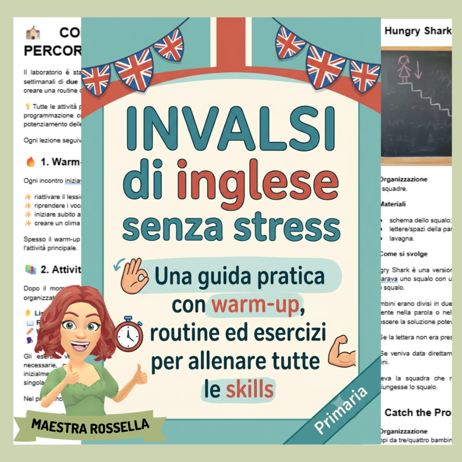 INVALSI di inglese senza stress: guida pratica con warm-up, strategie ed esercizi🎧📖