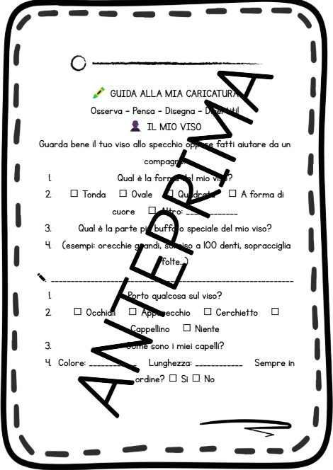 Back to School – La mia caricatura!