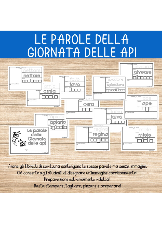 LE PAROLE DELLA GIORNATA DELLE API