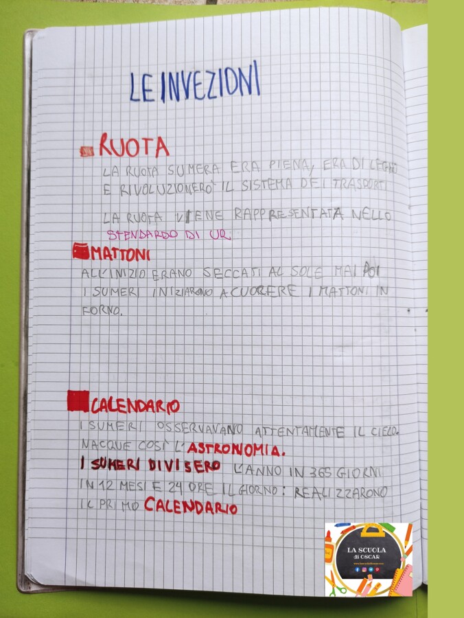 QUADERNO DI STORIA classe 4^ - per tutto l'anno scolastico -