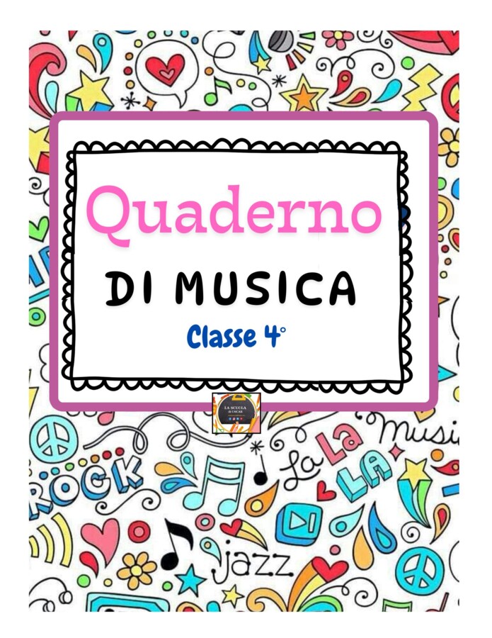 Quaderno di Musica per Classe 4^ per la scuola primaria