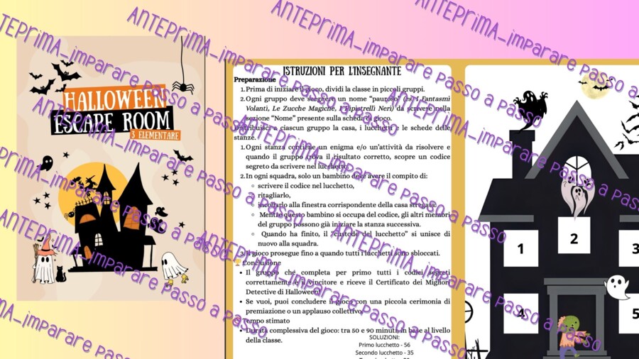 Escape room Halloween - matematica