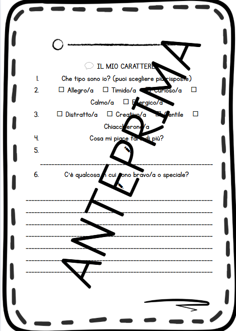 Back to School – La mia caricatura!