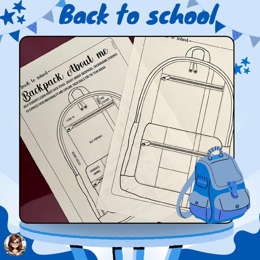 BACK TO SCHOOL: "Backpack About me"