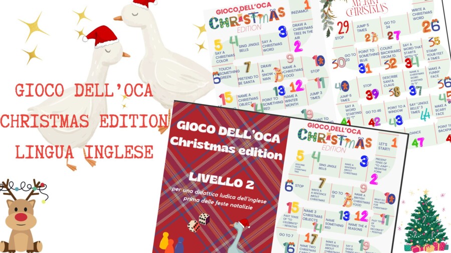 Gioco dell'oca educativo_Christmas edition_2 livelli di gioco