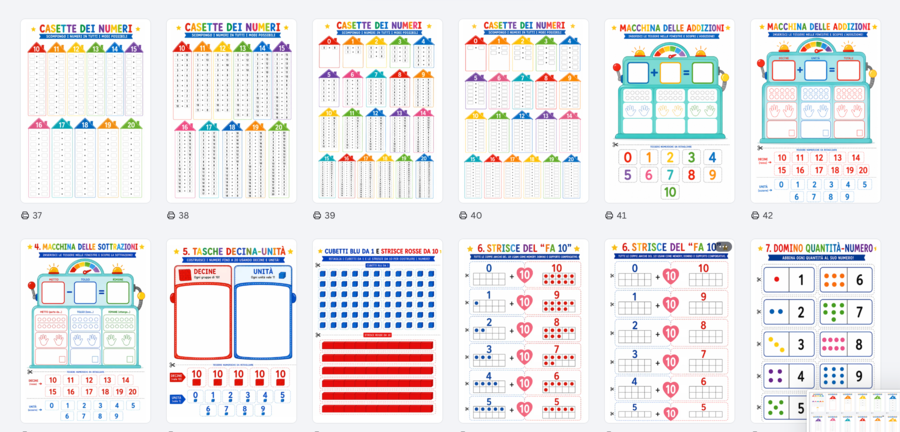 Matematica con le Mani – Kit Manipolativo 0-20