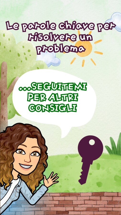 Le parole chiave per risolvere un problema