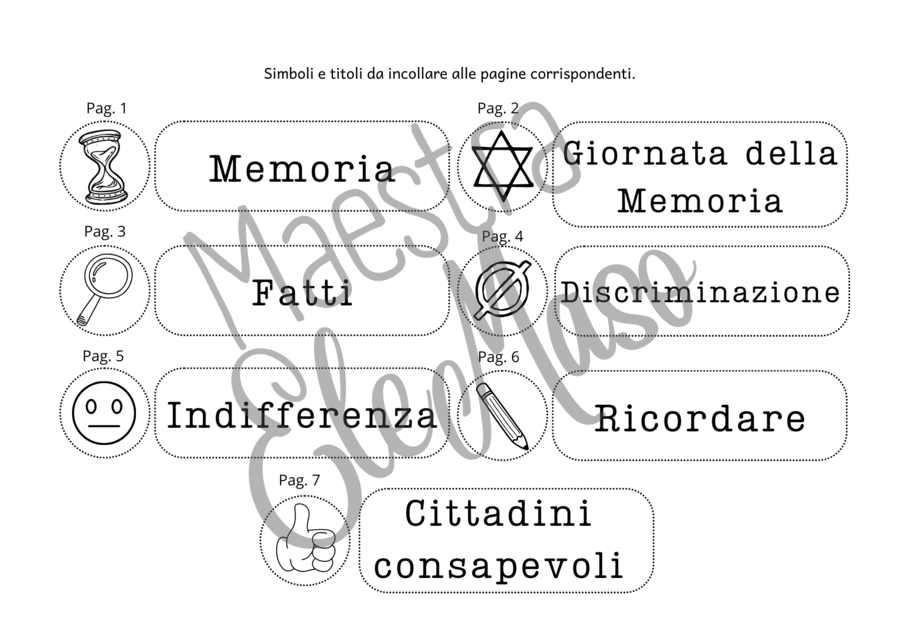 Il mio Diario della Memoria