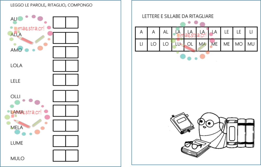 Lettoscrittura - Comporre L -M