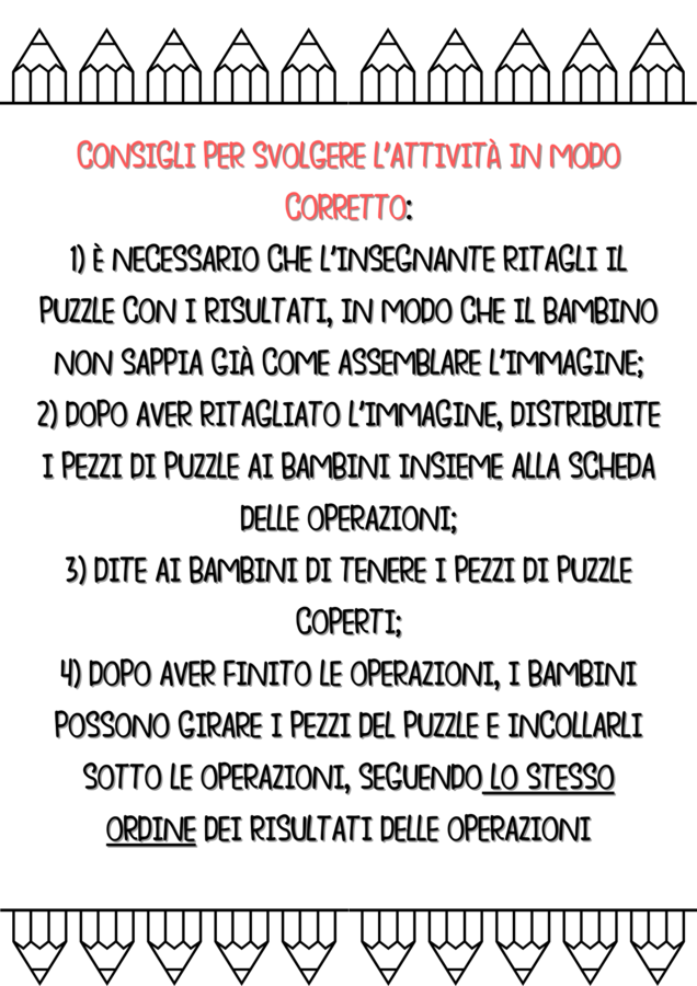 ADDIZIONI CON IL RIPORTO + PUZZLE HARRY POTTER